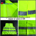 Gilets Refletive de sécurité de la coutume 120gsm / vêtements de travail de Salut-Vis de vente chaude avec le logo imprimé